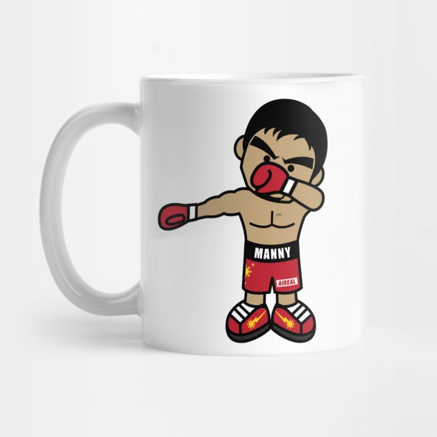 Dabbing Cartoon Manny Pacquiao By AiReal Apparel by airealapparel